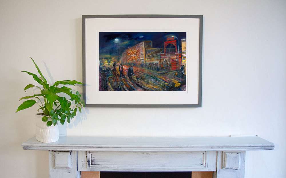 Dreich Night at The Barras giclée print